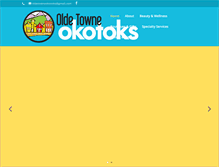 Tablet Screenshot of oldetowneokotoks.ca